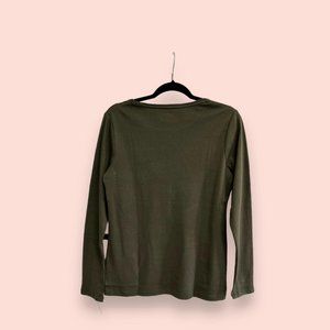 NWT: Talbots Tee/ Olive Night